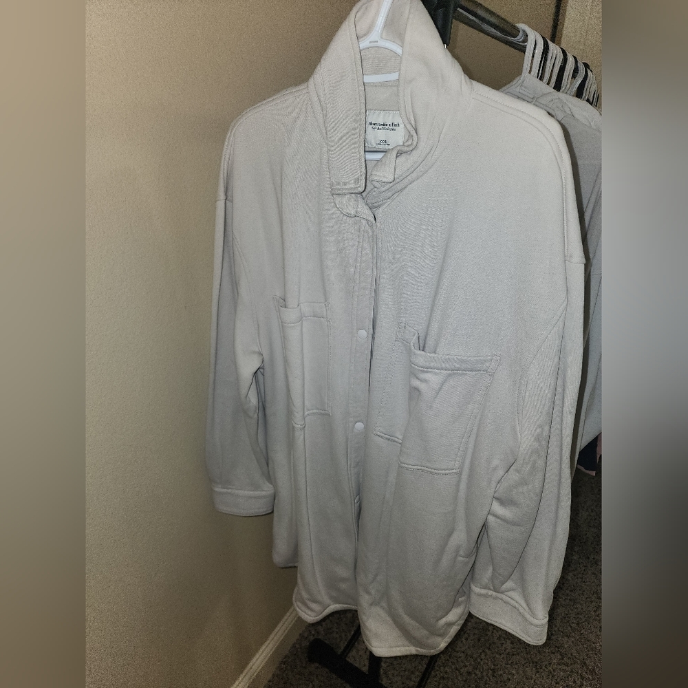 Abercrombie Fleece Shirt Jacket